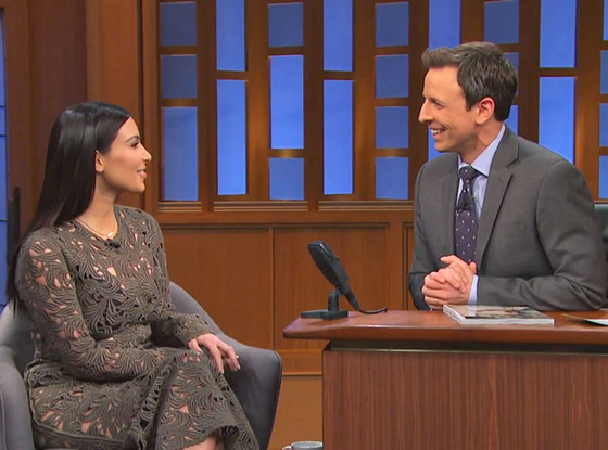 Kim Kardashian, Seth Meyers Kim Kardashian, Seth Meyers